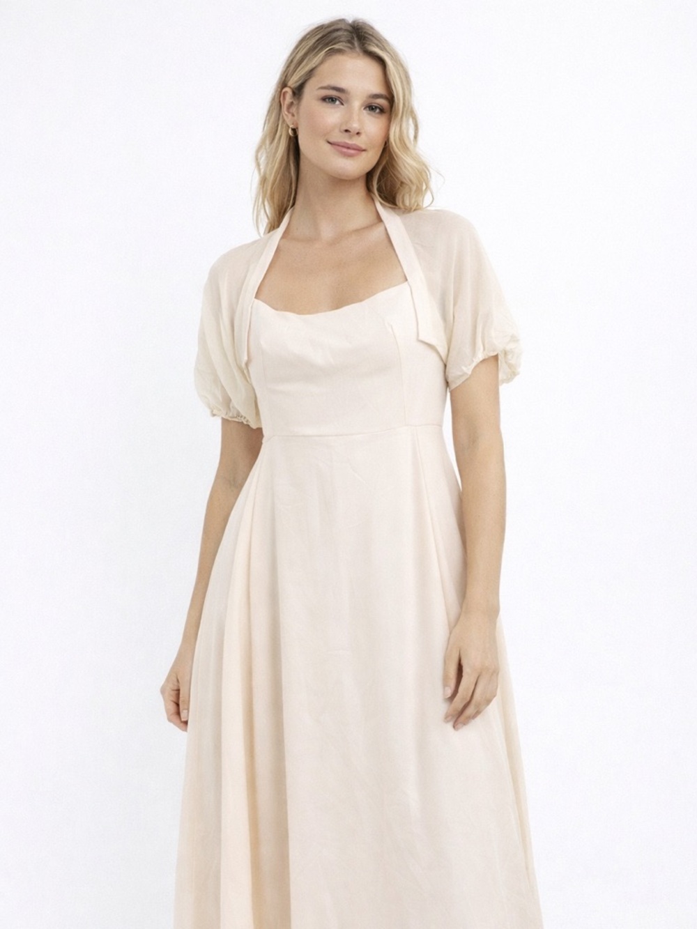 YY ELEGANT CREAM BRIDAL DRESS SIZE XL